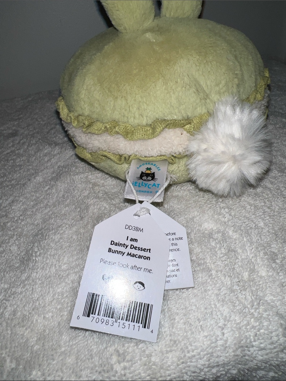 Jellycat I am dainty dessert bunny macaron - Picture 5 of 6
